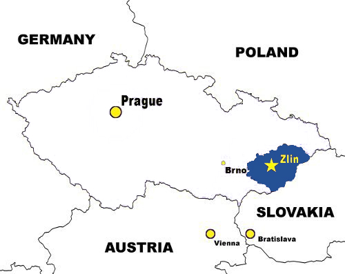 Map Zlin